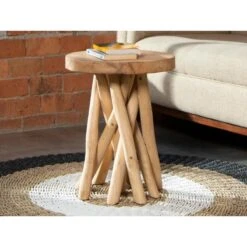 Table D'appoint En Teck - Coloris : Naturel - GAYANA