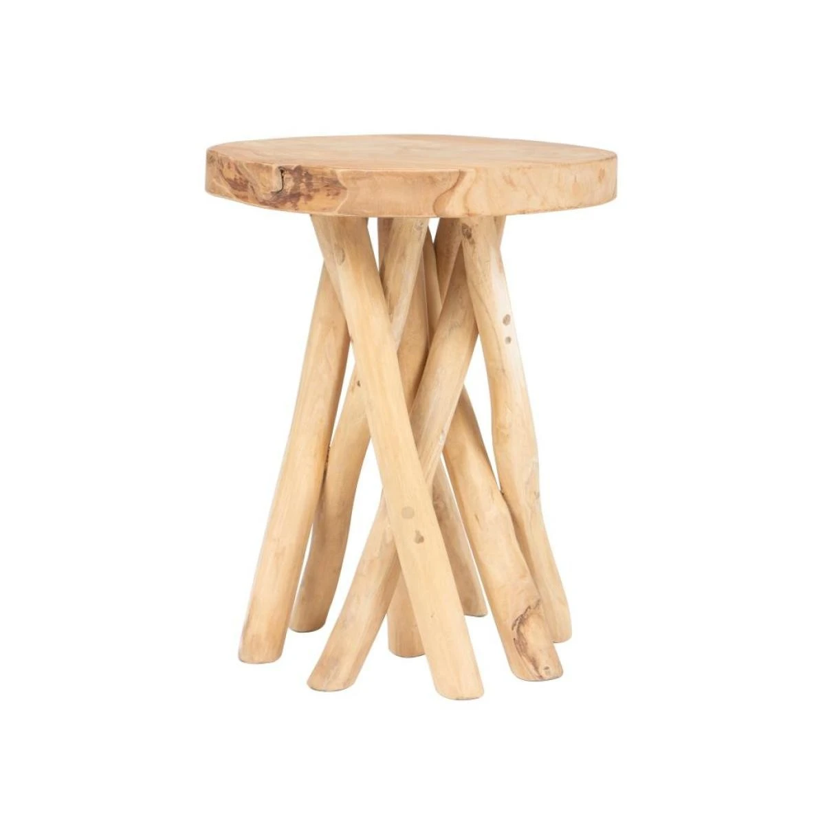 Table D'appoint En Teck - Coloris : Naturel - GAYANA â Image 3