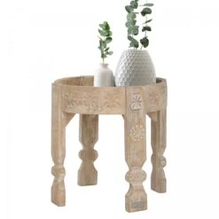 Table D'appoint Shabby Chic Genua En Bois De Mangue Massif Table Basse...