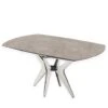 Table De Repas Extensible BOOMERANG 160/228 X 95 Cm Plateau Céramiqu...