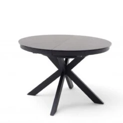 Table Ronde Extensible Design WINNIE Diamètre 120cm Gris Céramique...