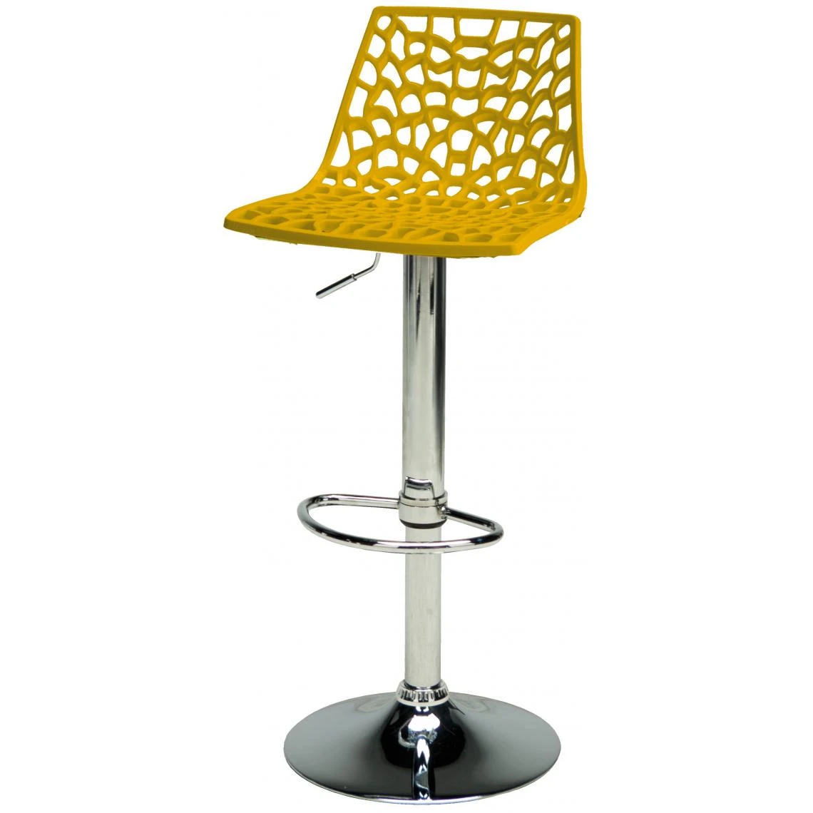 Tabouret De Bar Design Jaune SPARTE