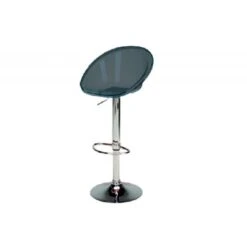 Tabouret De Bar Design Transparent Fumé ROXY