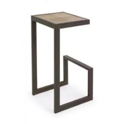 Tabouret De Bar Industriel Blocks 70h Cm
