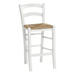 Tabouret De Bar PAYSAN Blanc