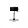 Tabouret De Maquillage Rembourré Rond Pouf Noir Réglable En Hauteur ...