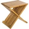 Tabouret Pliant En Bambou Beige ALEXA