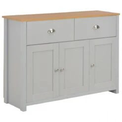 VidaXL Buffet Gris 112 X 35 X 81 Cm