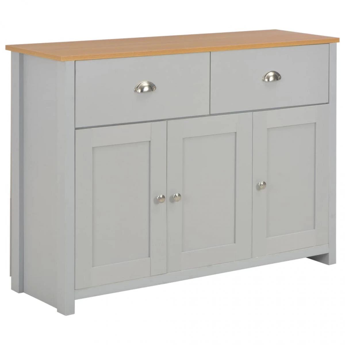 VidaXL Buffet Gris 112 X 35 X 81 Cm