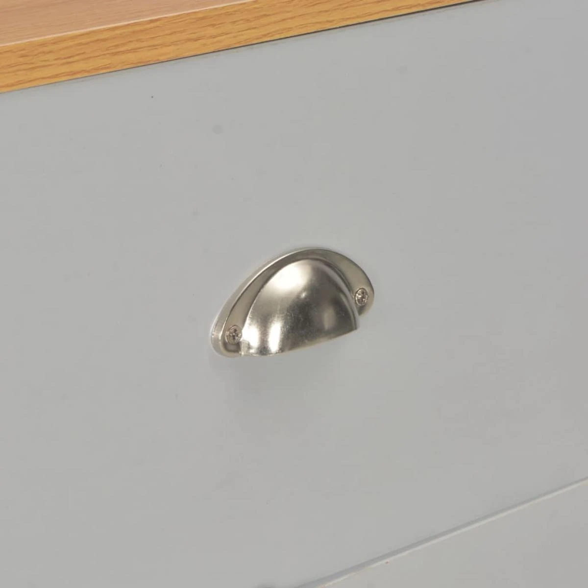 VidaXL Buffet Gris 112 X 35 X 81 Cm – Image 3