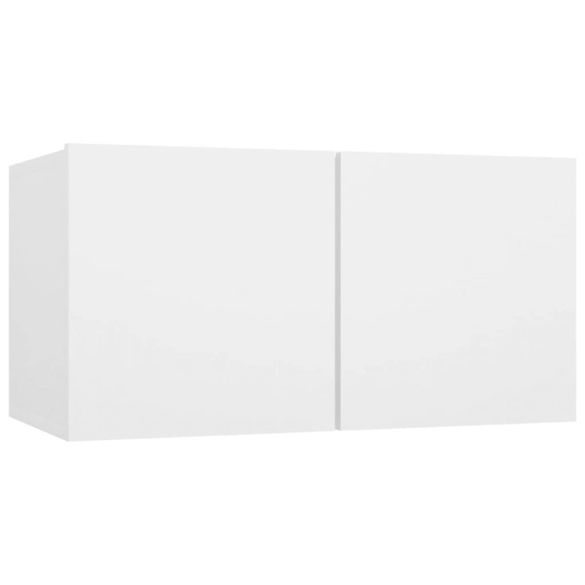 VidaXL Ensemble De Meuble TV 6 Pcs Blanc Aggloméré – Image 4