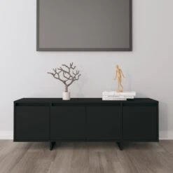 VidaXL Meuble TV Noir 120x30x40,5 Cm Aggloméré