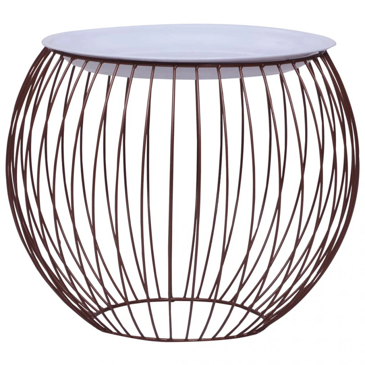 VidaXL Table Basse Doré Ø 41 Cm