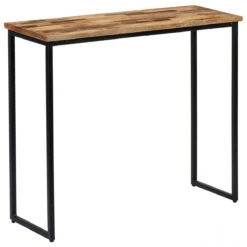 VidaXL Table Console Teck Recyclé Massif 90 X 30 X 76 Cm