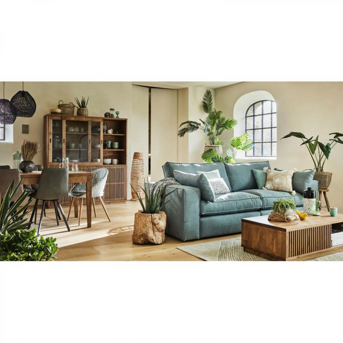 Time Vitrine EQUATORIA Bois Massif – Image 2